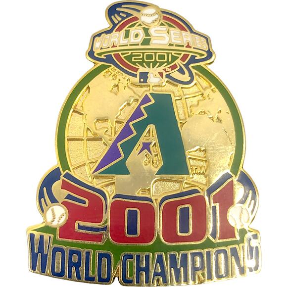 Arizona Diamondbacks 2001 World Series Champions Vintage Pin *NEW* - Picture 1 of 4